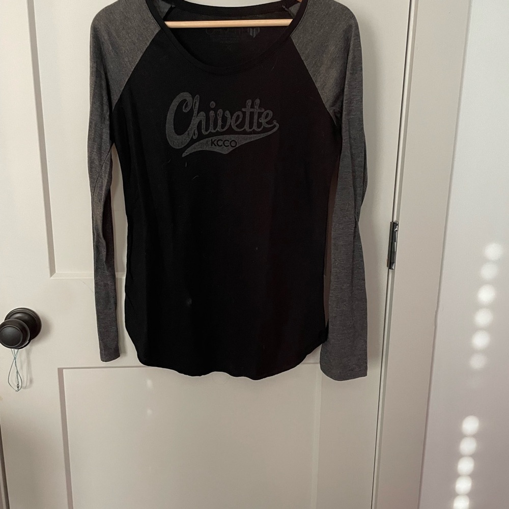 Black and Gray Long Sleeve Tee